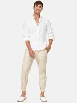 Indicode Herren Leinenhose Veneto-Stoffhose Sommerhose Herrenhose Chino Pants – Bild 5