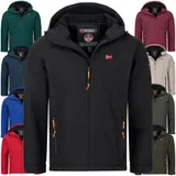 Geographical Norway Herbst Winter Jacke Softshell Jacke Regen Outdoor Übergangs – Bild 4