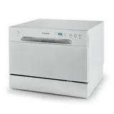 Tischgeschirrspüler Geschittspüler 49db Spülmaschine silber Edelstahl Aquastopp – Bild 9