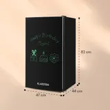 Mini Kühlschrank mit Blackboard Gefrierfach Kühl-Gefrierkombination 90 L – Bild 5
