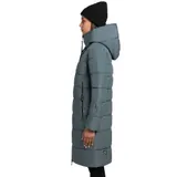 khujo Jilias5 Damen-Mantel Winterparka Steppmantel Winter-Jacke Parka Graublau – Bild 2
