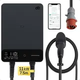 11kW Smart EV Ladegerät 16A Typ 2 Wallbox mit APP 400V Wlan & Bluetooth 7m – Bild 1