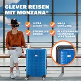 monzana® Hartschalenkoffer-Set Exopack 3-tlg Champagner ABS – Bild 2