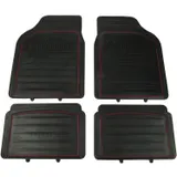 Cartrend Automatten Set Gummi 4-teilig Universal Gummi-Matten Fußmatten Auto PKW – Bild 1