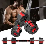 Hantel Set Kurzhantel Langhantel Gewichte Hantelset Fitness Krafttraining – Bild 6