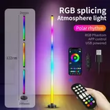 LED Stehleuchte RGB Dimmbar Farbig Stehlampe Lichtsäule Standleuchte Dimmbar DHL – Bild 2