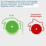 Scheppach Tauchsäge PL55 Handkreissäge Tauchkreissäge 1200W + 2 Führungschienen – Bild 4