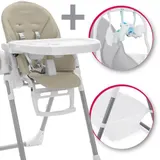 Kinderhochstuhl klappbar Babystuhl Kinderstuhl Babyhochstuhl ab Geburt mit Tisch – Bild 1
