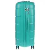 XL Koffer Reisekoffer Travel Hartschalenkoffer Reisen Grün 48x75x28 cm 100 L – Bild 4
