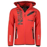 Geographical Norway Jacke Herren Softshell Übergangs Regen Frühjahr HerbstKapuze – Bild 2