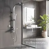 Duschsystem Regendusche Duschset mit Handbrause Seifenablage Duscharmatur Dusche – Bild 9