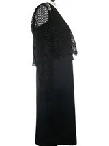 Joe Browns Damen Kleid Schwarz Abendkleid große Größen Spitzenkleid Langarm  – Bild 4
