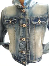 Mädchen-Jeansjacke Stretch-Denim-Blau Mädchen/Kinder-Jeansjacke~Gr.2-12~NEU K/57 – Bild 2