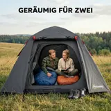 Outsunny Campingzelt 2 Personen 3000mm Wasserdicht & Winddicht Kuppelzelt – Bild 5