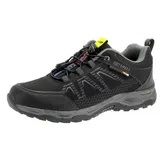 Herren Trekkingschuhe Wanderschuhe Sneaker Outdoor Schnürschuhe Freizeit Schwarz – Bild 1