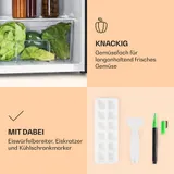 Mini Kühlschrank mit Blackboard Gefrierfach Kühl-Gefrierkombination 90 L – Bild 4