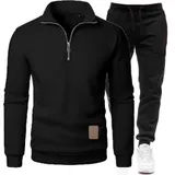 Trainingsanzug Set Herren Jogging Sportanzug Sweatshirt Jogginghose Langarm Suit – Bild 1