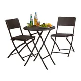 Gartenmöbel set witterungsbeständig Klappmöbel Set Balkonmöbel Set klappbar – Bild 11