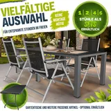 tillvex® Gartenstuhl Hochlehner Klappstuhl Campingstuhl Sessel Klappbar Garten – Bild 3