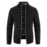 Herren Strickjacke Cardigan Pullover Sweatshirt Reißverschluss Winter Warm Jacke – Bild 1