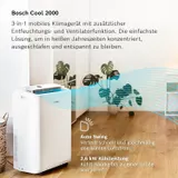 Bosch Mobiles Klimagerät Cool 2000  bis zu 35m² , 3-in-1 Klimaanlage 9000 BTU – Bild 4