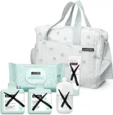 Suavinex Baby Wickeltasche Rucksack Wickelrucksack Baby Care Set – Bild 1