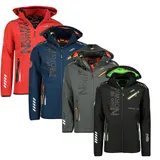 Geographical Norway Jacke Herren Softshell Übergangs Regen Frühjahr HerbstKapuze – Bild 13