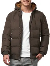 Indicode Herren Winterjacke Adeline-Steppjacke Übergangsjacke Kapuze Herrenjacke – Bild 2