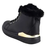 Damen Stiefeletten Winter Sneaker High Warm Gefütterte Freizeit Schuhe Boots – Bild 3