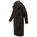 Navahoo Teddyzauber Damen Winter Mantel Jacke lang kuschelig Fleece warm N041 – Bild 8