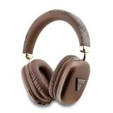 Guess Bluetooth 5.3 Wireless Headset On-Ear Triangle Logo Brown – Bild 1