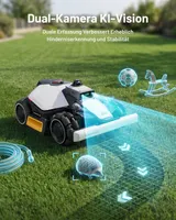 Mammotion LUBA Mini 2 AWD 1500 Mähroboter ohne Kabel bis 1500m² 80% Steigung APP – Bild 4