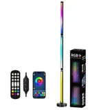 LED Stehleuchte RGB 10W Dimmbar Farbig Stehlampe Lichtsäule Standleuchte Dimmbar – Bild 18
