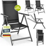 tillvex® Gartenstuhl Hochlehner Klappstuhl Campingstuhl Sessel Klappbar Garten – Bild 9