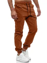 TAZZIO Cargohose Regular Fit Herren Jogger Hose Stoffhose Stretch Designer Chino – Bild 2