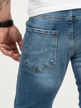 Herren Jeans Stretch Hose Lorenzo Loren Herrenjeans Regular Fit Blau LL-4002 NEU – Bild 6