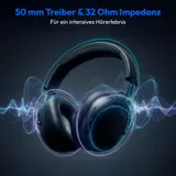 MEDION LIFE HX1 Plus Over Ear Kopfhörer Bluetooth ANC Wireless Schwarz – Bild 5