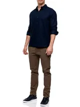 Indicode Herren Langarmhemd INSville-Hemd Langarm Herrenhemd Sommerhemd Männer – Bild 6