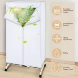 1500W Elektrisch Trockner Wäschetrockner Warmluft Trockenschrank Große Kapazität – Bild 2