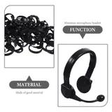 50 Pcs Miniatur-Headset Mit Mikrofon Spielzeug Puppenhauszubehör -Mikrofon – Bild 4