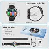 Blackview Für Xiaomi Android Smartwatch Herren Taktisch Militär Bluetooth Anrufe – Bild 7