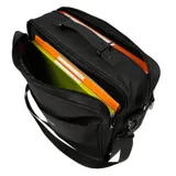Herren Groß Umhängetasche Schultertasche Arbeitstasche Tasche Schwarz Nylon XXL – Bild 10