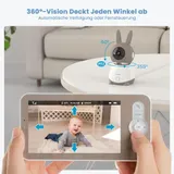 ieGeek 5 Zoll Babyphone mit Kamera 2K/3MP Wlan Automatische Verfolgung 4×Zoom – Bild 7