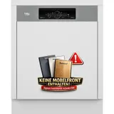Beko Einbau Geschirrspüler 60cm teilintegriert 15 Gedecke Besteckschublade WLAN – Bild 3