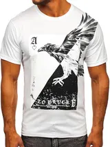 T-Shirt Tee Rundhals Kurzarm Casual Classic Men Sport Aufdruck Herren BOLF Motiv – Bild 1