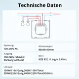 SONOFF NSPanel Smart Wandschalter Touch Szene Display Lichtschalter APPSteuerung – Bild 16