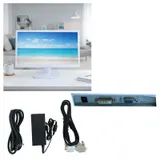 21,5" Full HD LED Monitor Weiß VGA DVI VESA PC Office Neuware – Bild 4