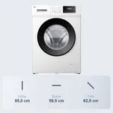 PKM Waschmaschine 10 kg Frontlader Inverter 1400 U/Min AquaStop Dampf Eco A NEU – Bild 8