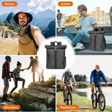 Rolltop Rucksack Wasserdicht Freizeitrucksack Schulrucksack Cityrucksack DHL – Bild 6