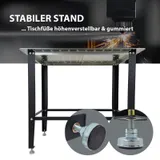 Schweißtisch Werkbank Arbeitstisch 91,5x61x80 cm Stahl 200 kg mit Lochplatte D16 – Bild 5